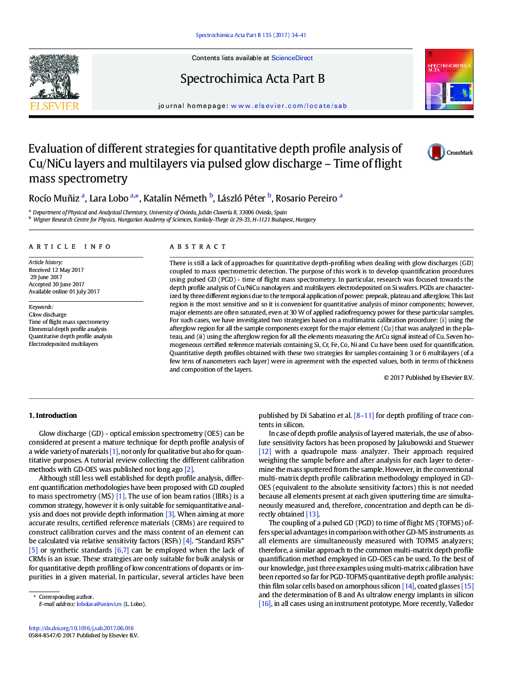 Evaluation of different strategies for quantitative depth profile analysis of Cu/NiCu layers and multilayers via pulsed glow discharge - Time of flight mass spectrometry