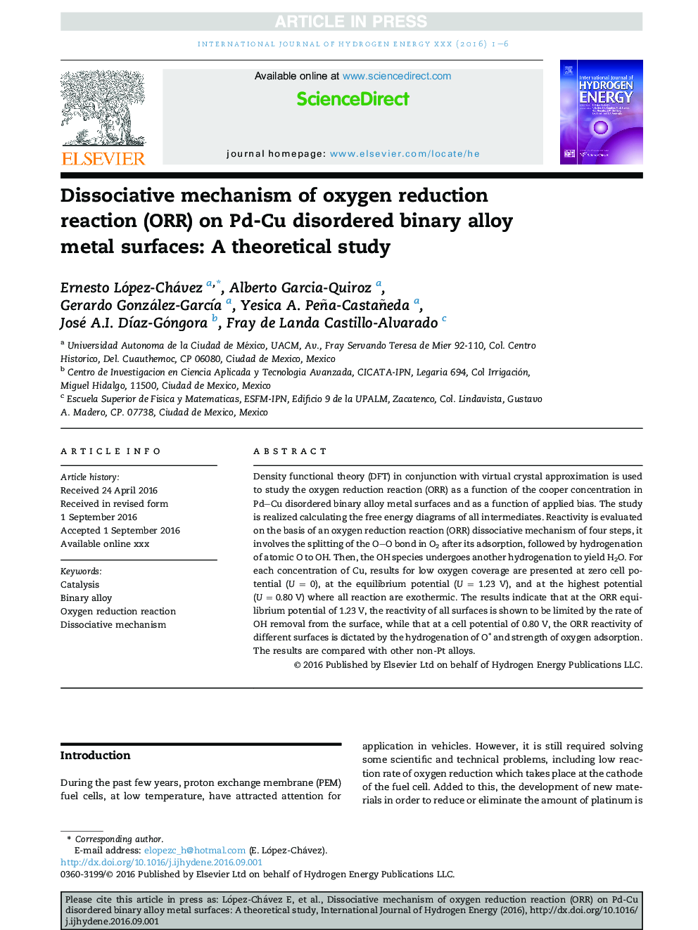 Dissociative mechanism of oxygen reduction reaction (ORR) on Pd-Cu disordered binary alloy metal surfaces: A theoretical study