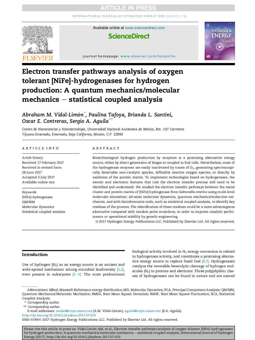 Electron transfer pathways analysis of oxygen tolerant [NiFe]-hydrogenases for hydrogen production: A quantum mechanics/molecular mechanics - statistical coupled analysis