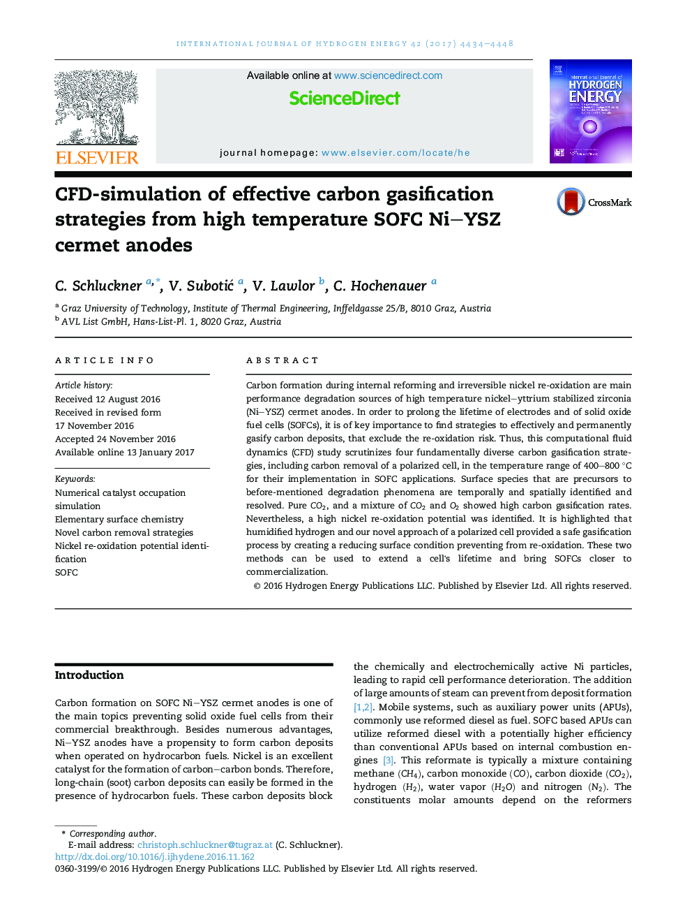 CFD-simulation of effective carbon gasification strategies from high temperature SOFC Ni-YSZ cermet anodes