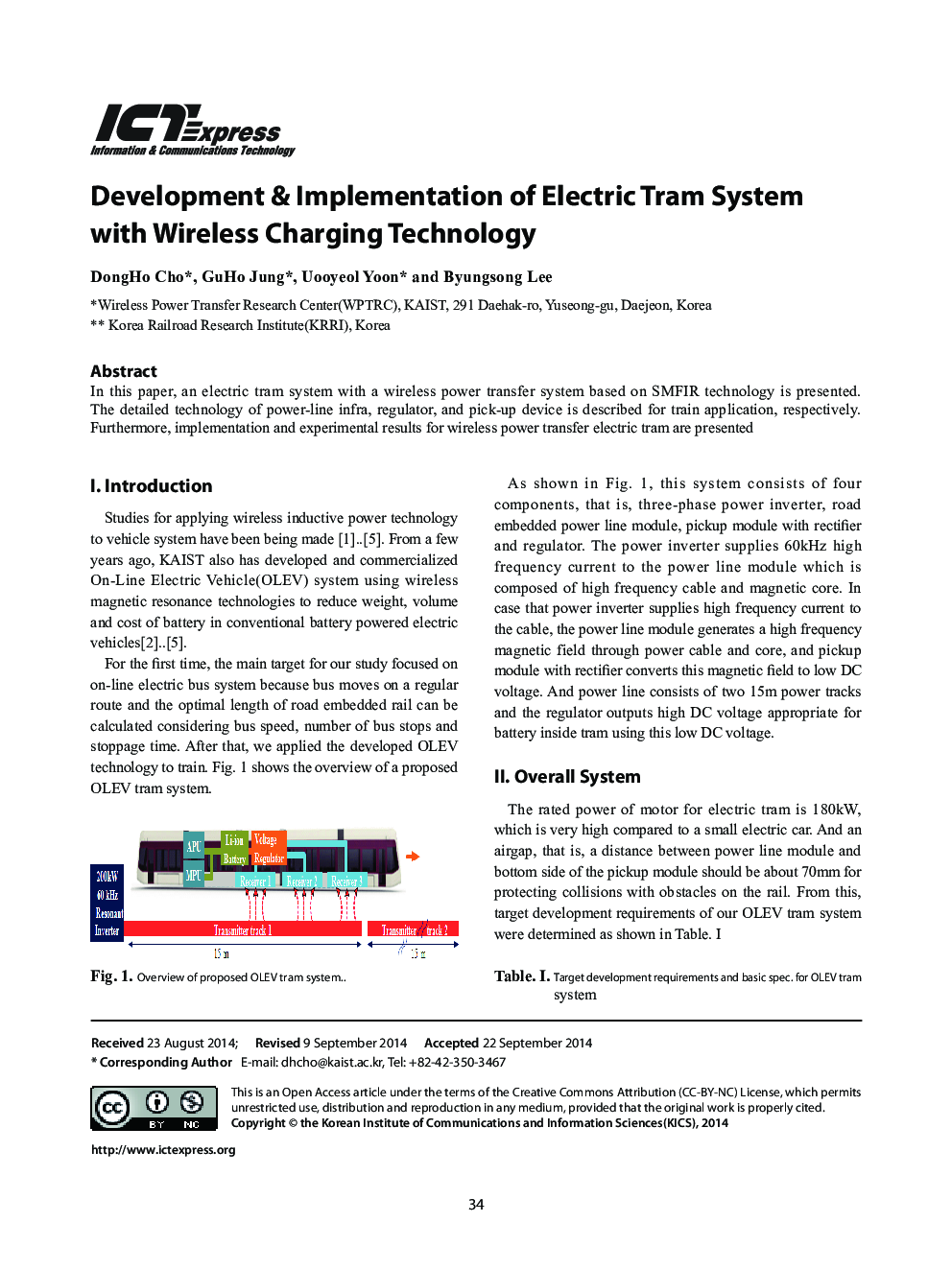 Development & Implementation of Electric Tram System with Wireless Charging Technology 