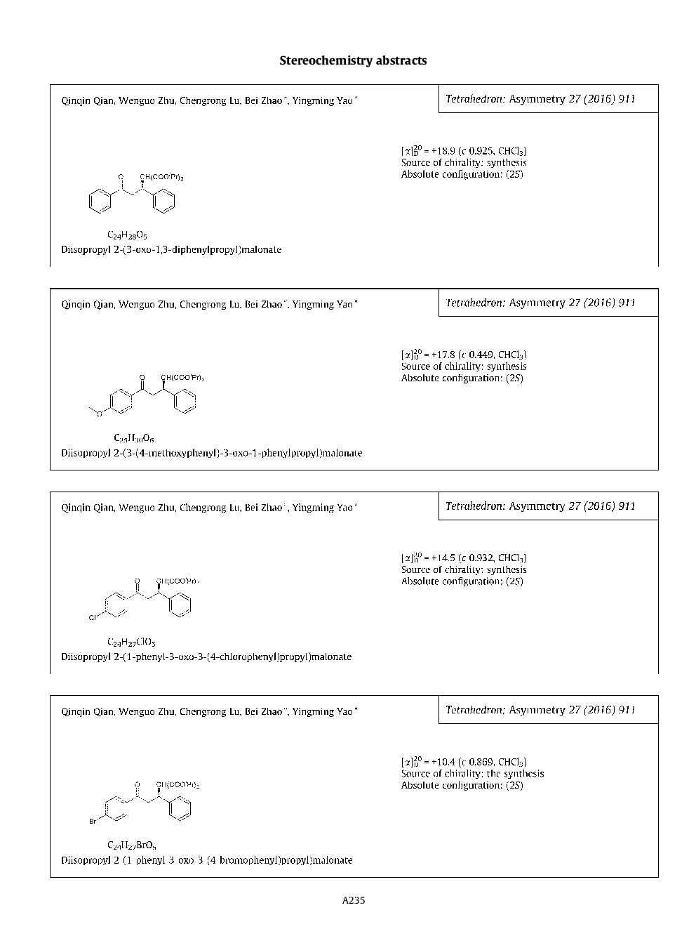 استریو شیمی انتزاعی 