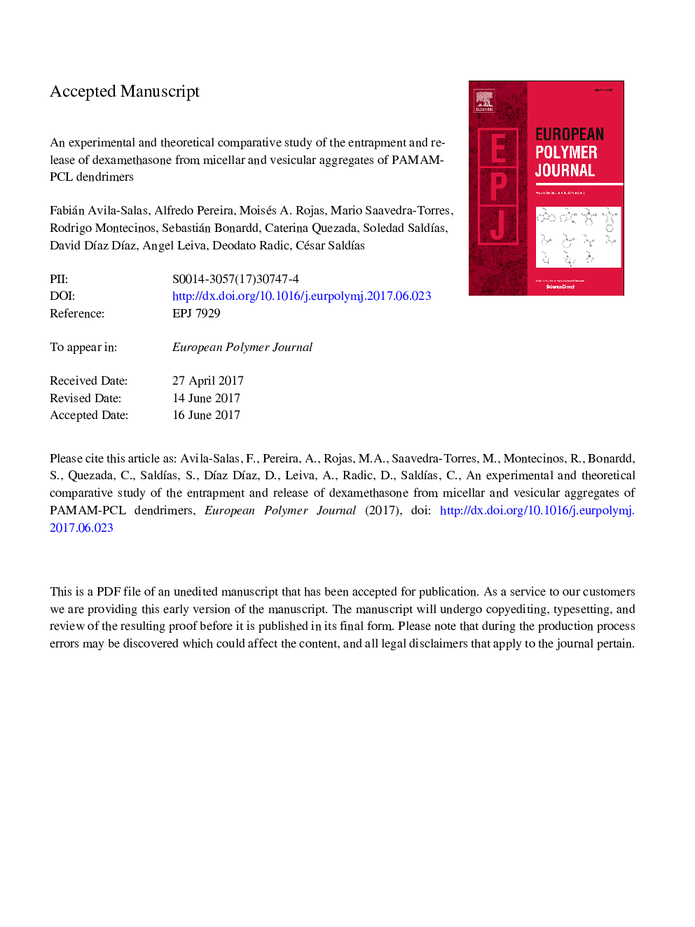 An experimental and theoretical comparative study of the entrapment and release of dexamethasone from micellar and vesicular aggregates of PAMAM-PCL dendrimers