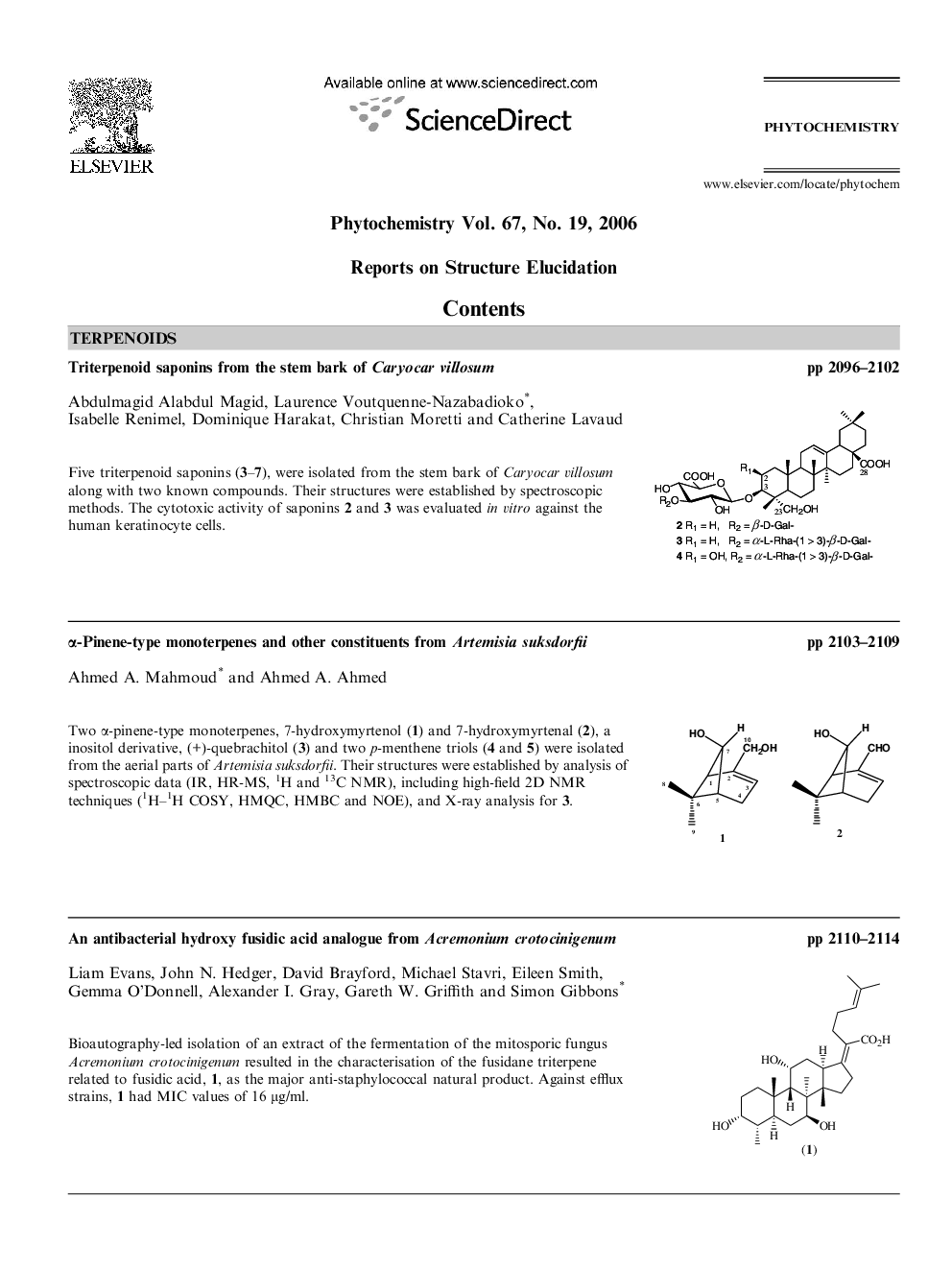 عکس صفحه اول مقاله: Graphical contents list Graphical contents list