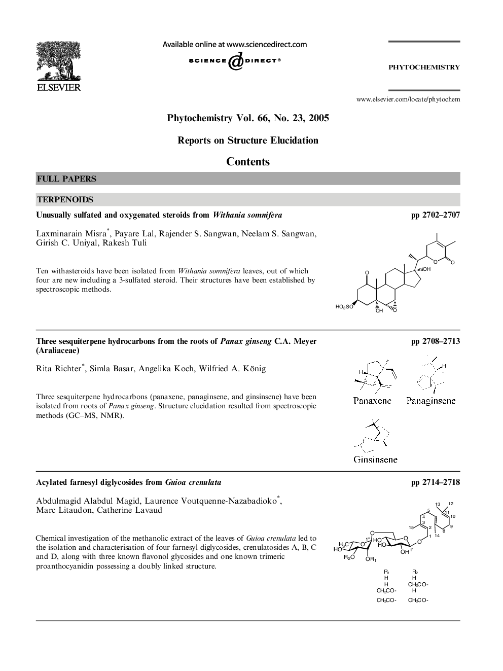 عکس صفحه اول مقاله: Graphical contents list Graphical contents list