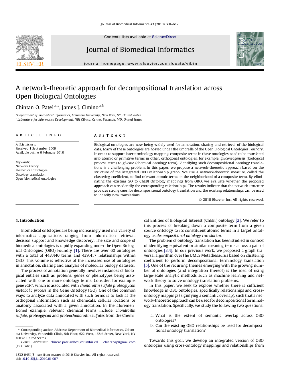 A network-theoretic approach for decompositional translation across Open Biological Ontologies