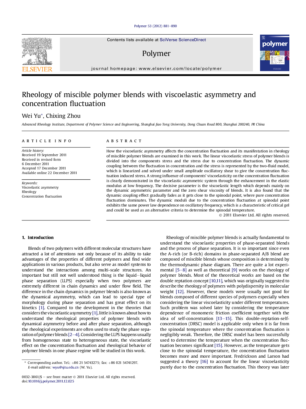 Rheology of miscible polymer blends with viscoelastic asymmetry and concentration fluctuation