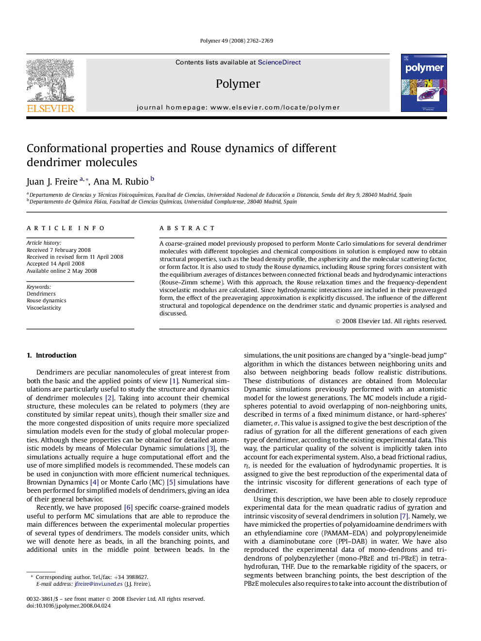 Conformational properties and Rouse dynamics of different dendrimer molecules