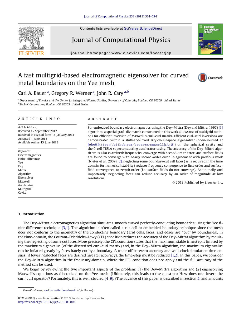 A fast multigrid-based electromagnetic eigensolver for curved metal boundaries on the Yee mesh