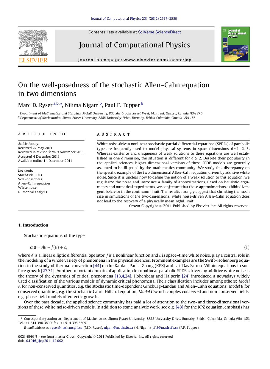 On the well-posedness of the stochastic Allen–Cahn equation in two dimensions