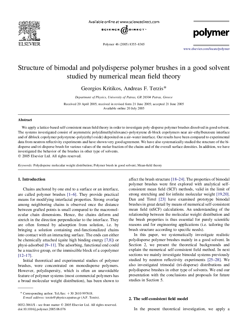 Structure of bimodal and polydisperse polymer brushes in a good solvent studied by numerical mean field theory