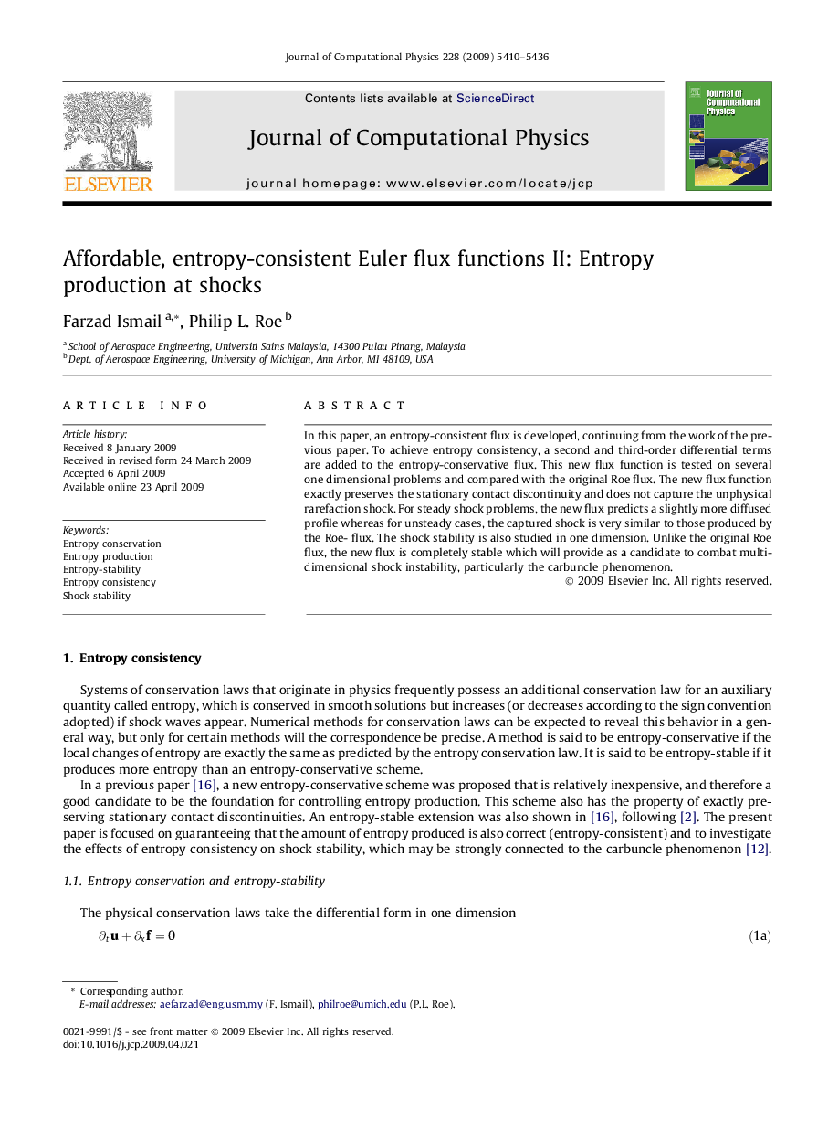 Affordable, entropy-consistent Euler flux functions II: Entropy production at shocks