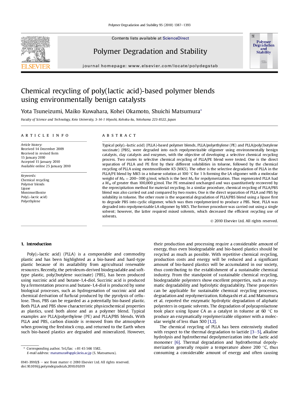 Chemical recycling of poly(lactic acid)-based polymer blends using environmentally benign catalysts