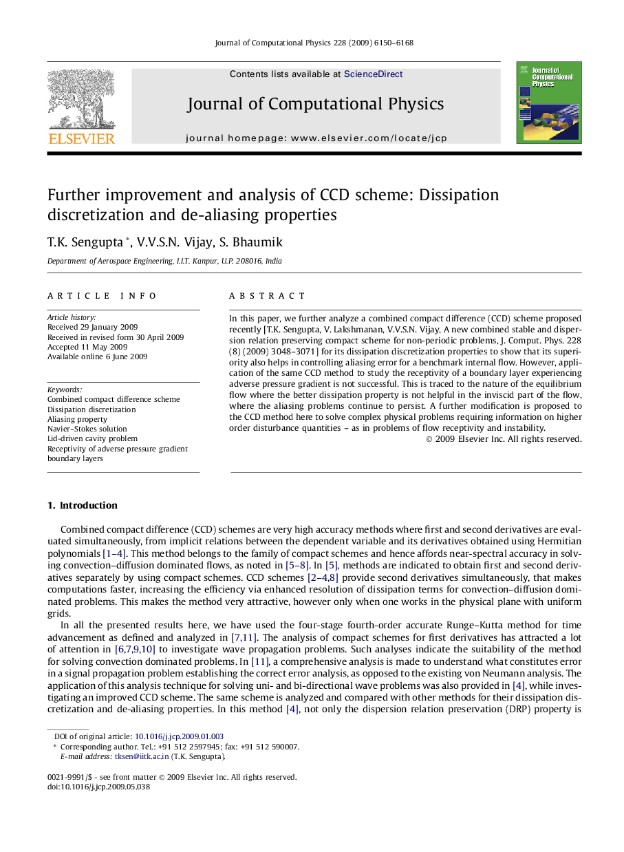 Further improvement and analysis of CCD scheme: Dissipation discretization and de-aliasing properties