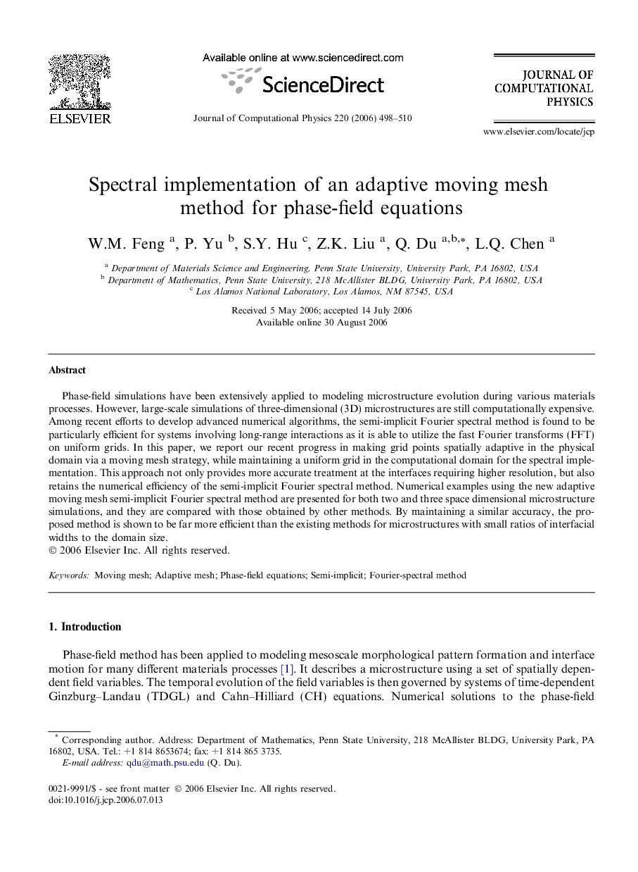 Spectral implementation of an adaptive moving mesh method for phase-field equations