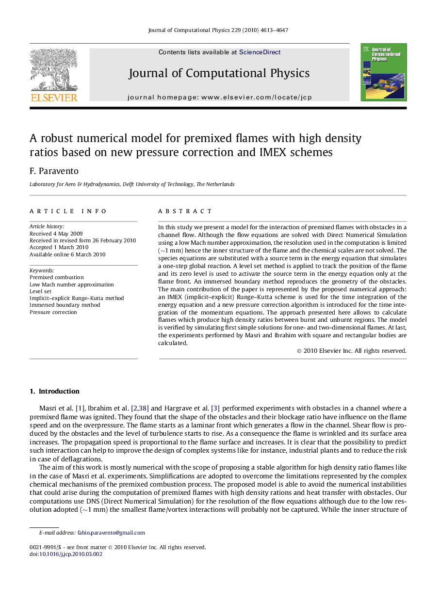 A robust numerical model for premixed flames with high density ratios based on new pressure correction and IMEX schemes