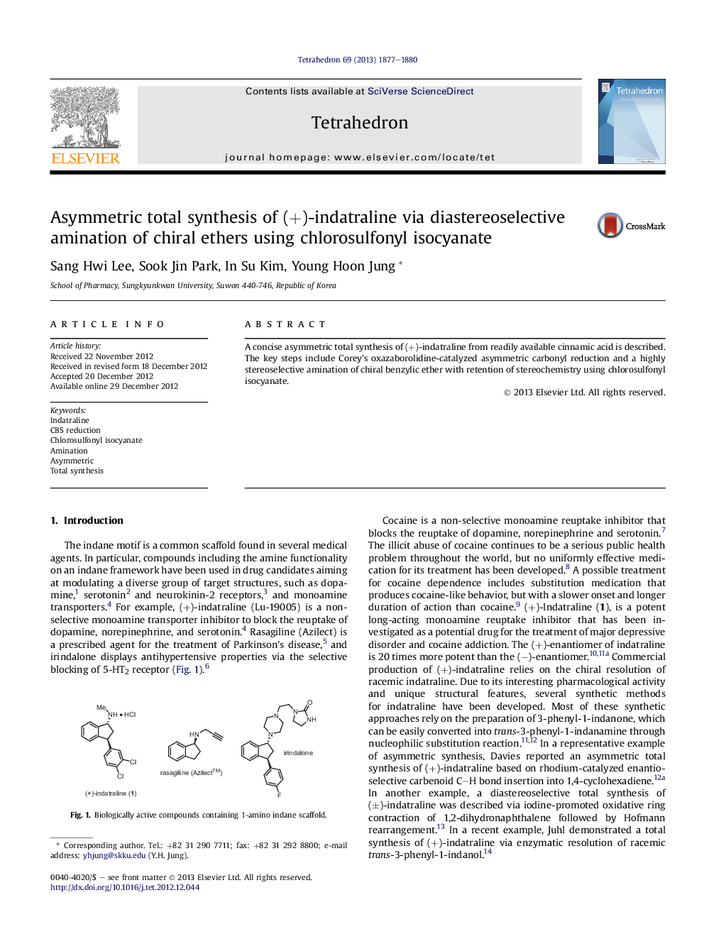 سنتز کامل نامتقارن (+) - ویتاتارین از طریق آمینسیون دیاستروئیدی سلول های ایکر چربی با استفاده از کلرزوفونیل ایزوسیانات 