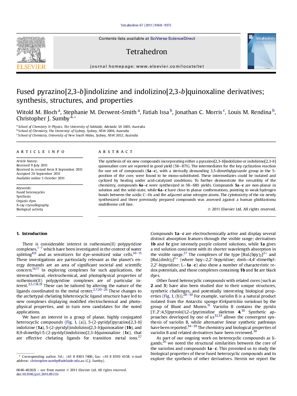 Fused pyrazino[2,3-b]indolizine and indolizino[2,3-b]quinoxaline derivatives; synthesis, structures, and properties
