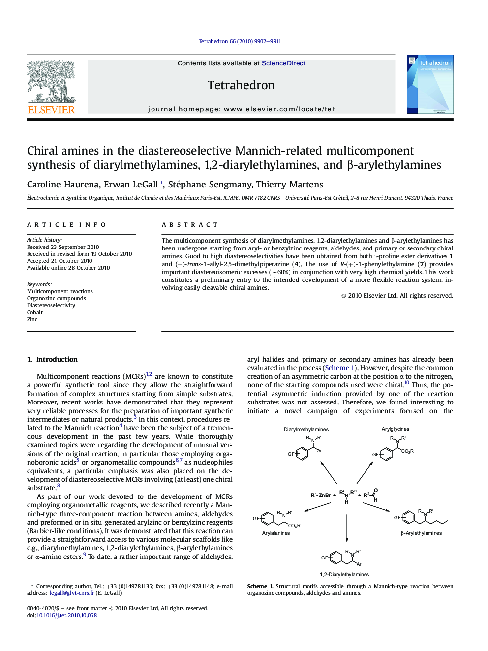 Chiral amines in the diastereoselective Mannich-related multicomponent synthesis of diarylmethylamines, 1,2-diarylethylamines, and Î²-arylethylamines