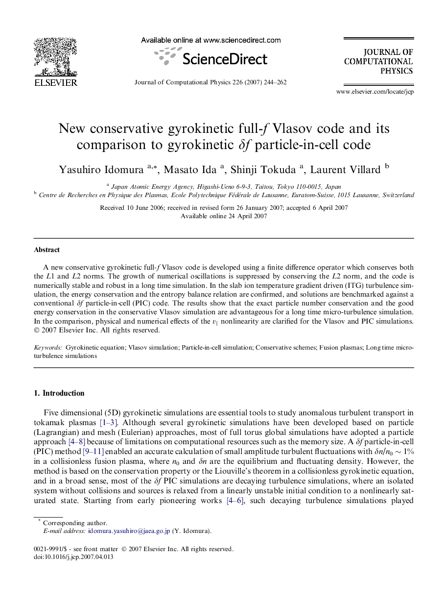 New conservative gyrokinetic full-f Vlasov code and its comparison to gyrokinetic δf particle-in-cell code