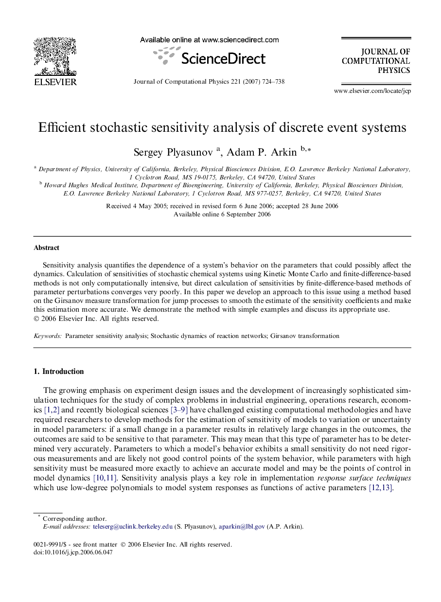 Efficient stochastic sensitivity analysis of discrete event systems