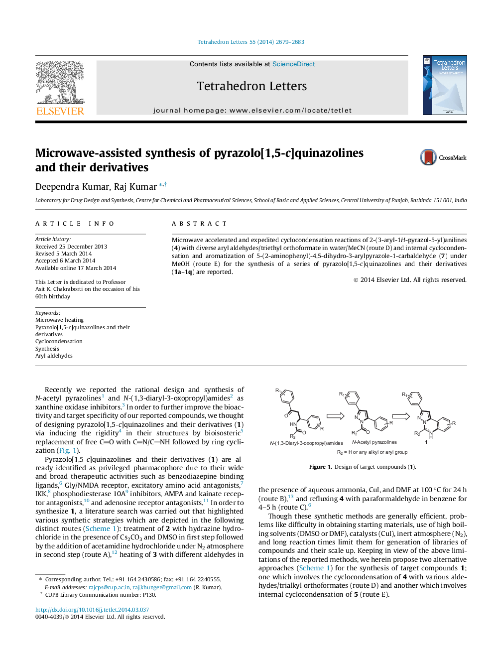 Microwave-assisted synthesis of pyrazolo[1,5-c]quinazolines and their derivatives