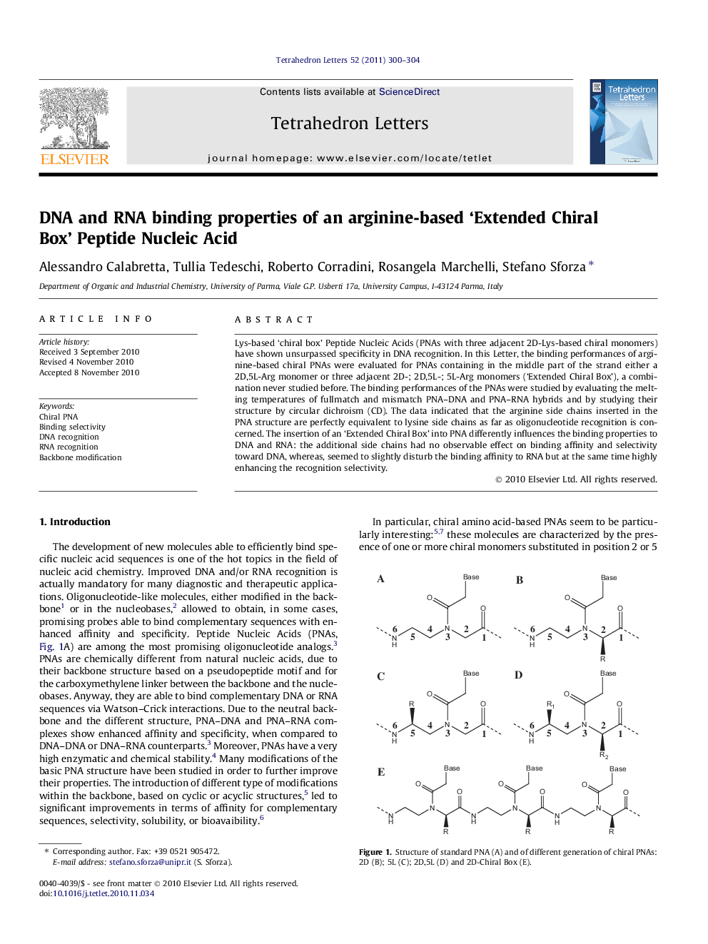 DNA and RNA binding properties of an arginine-based 'Extended Chiral Box' Peptide Nucleic Acid