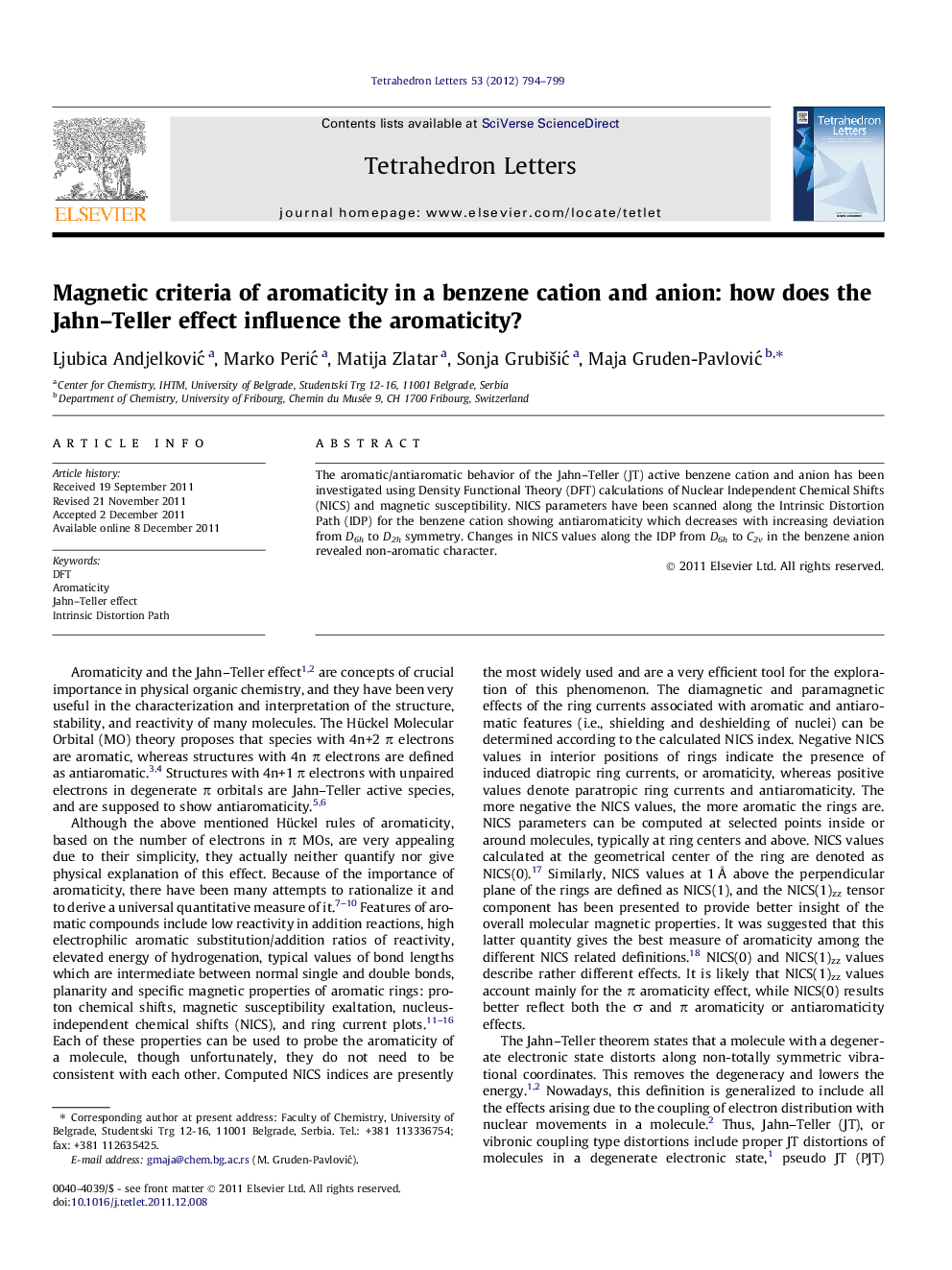 Magnetic criteria of aromaticity in a benzene cation and anion: how does the Jahn-Teller effect influence the aromaticity?