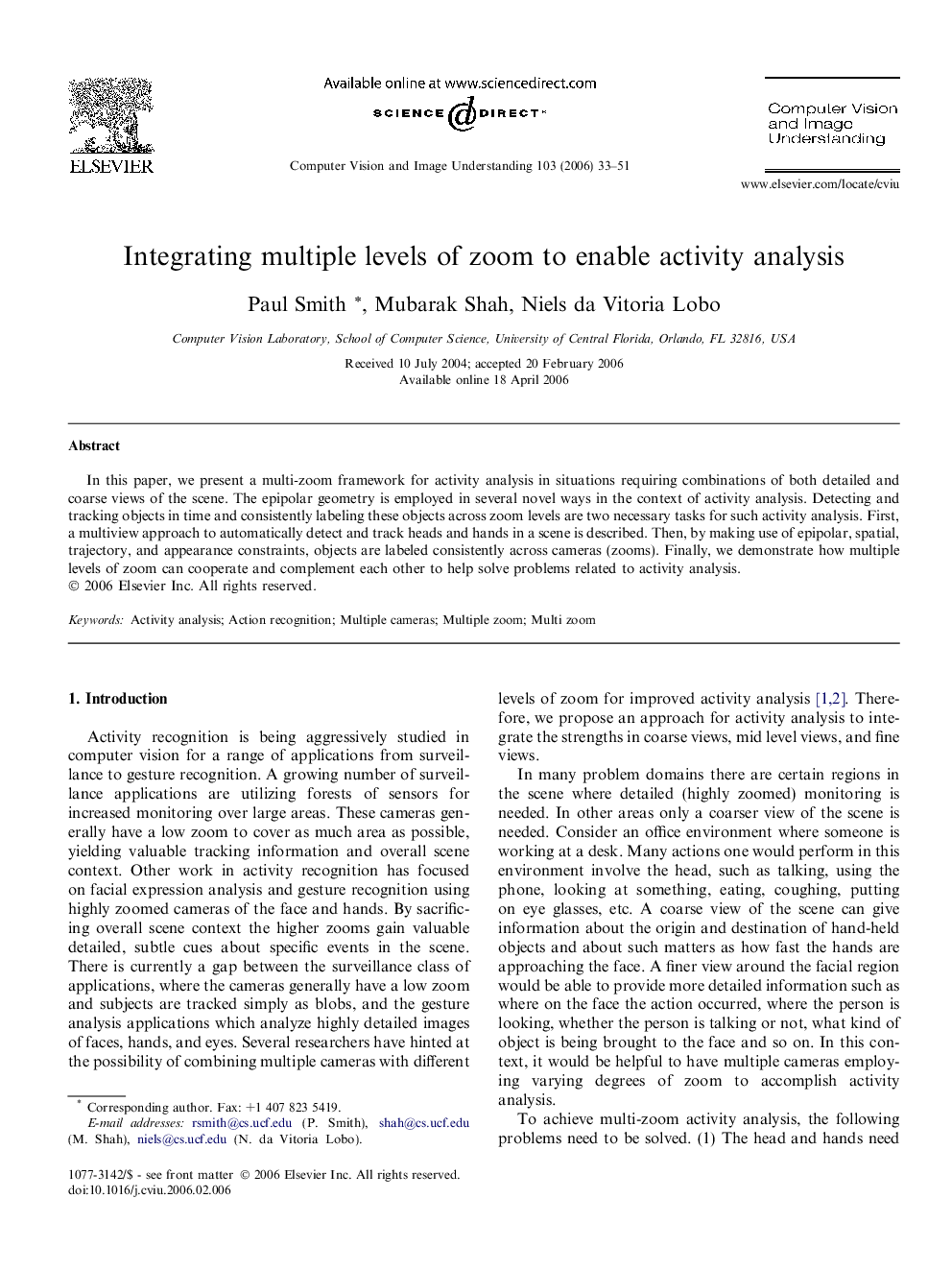 Integrating multiple levels of zoom to enable activity analysis