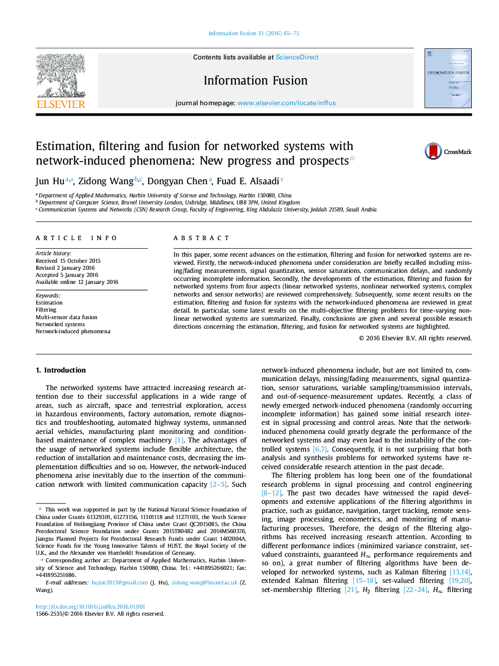 Estimation, filtering and fusion for networked systems with network-induced phenomena: New progress and prospects 