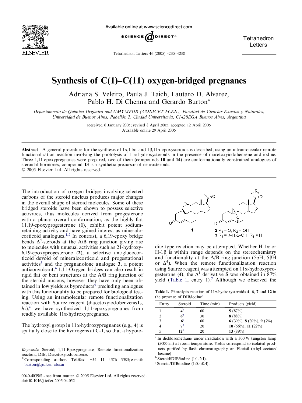 Synthesis of C(1)-C(11) oxygen-bridged pregnanes