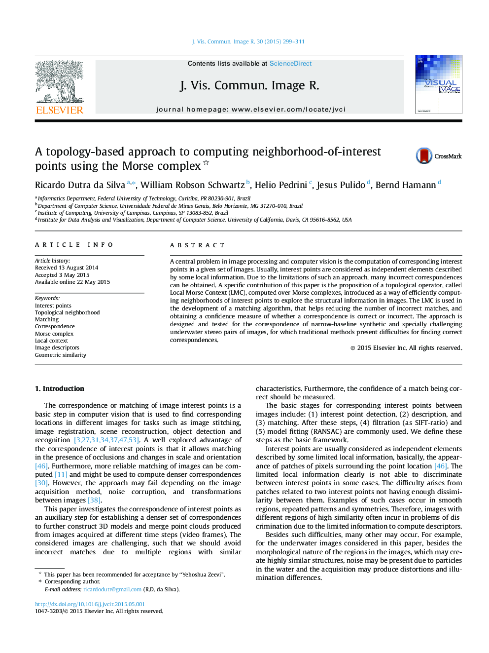 A topology-based approach to computing neighborhood-of-interest points using the Morse complex 