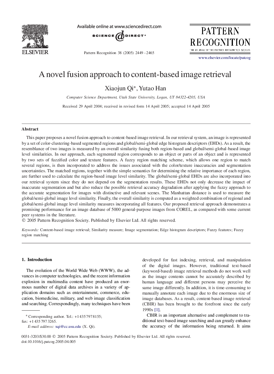 A novel fusion approach to content-based image retrieval