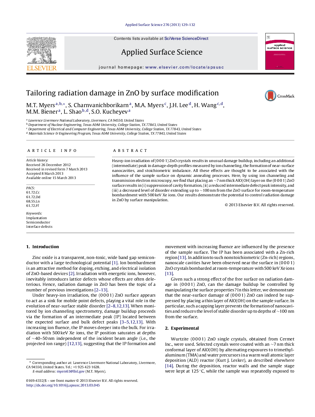 Tailoring radiation damage in ZnO by surface modification