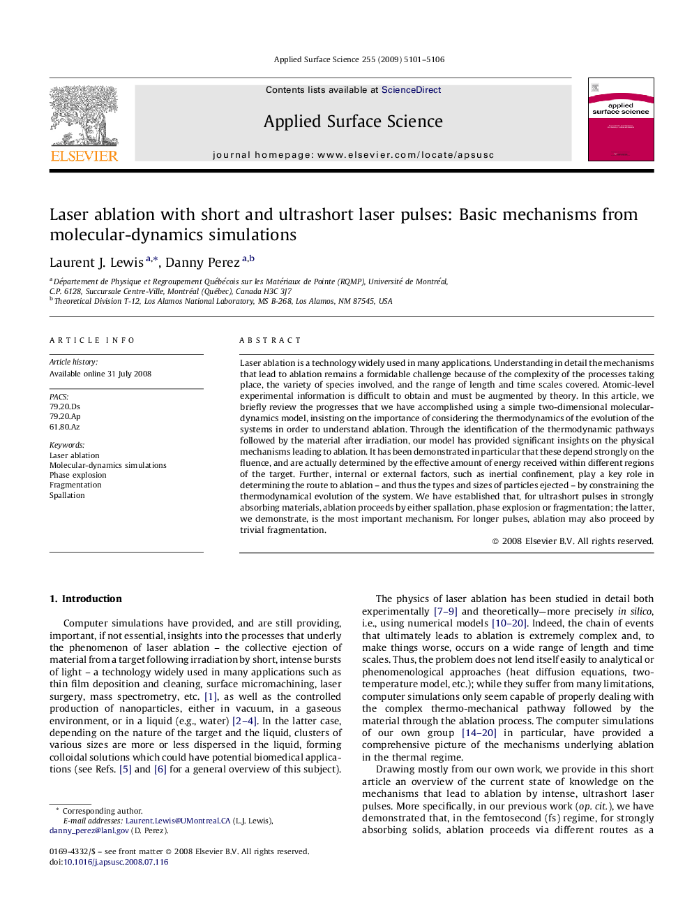 Laser ablation with short and ultrashort laser pulses: Basic mechanisms from molecular-dynamics simulations