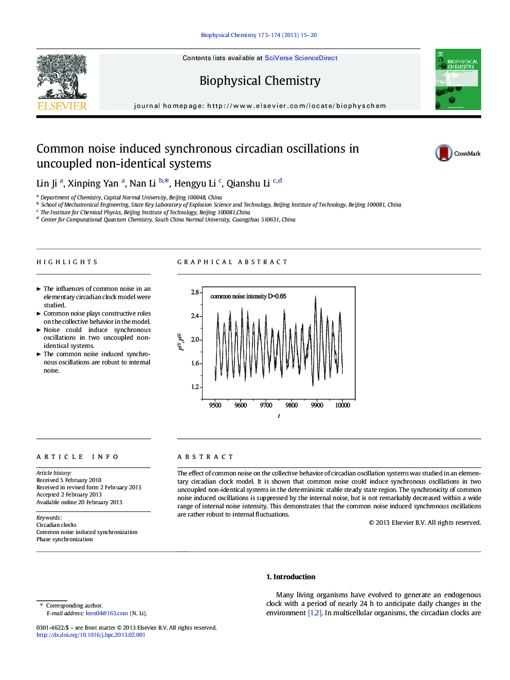 Common noise induced synchronous circadian oscillations in uncoupled non-identical systems