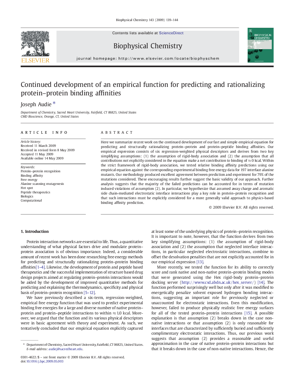 Continued development of an empirical function for predicting and rationalizing protein-protein binding affinities