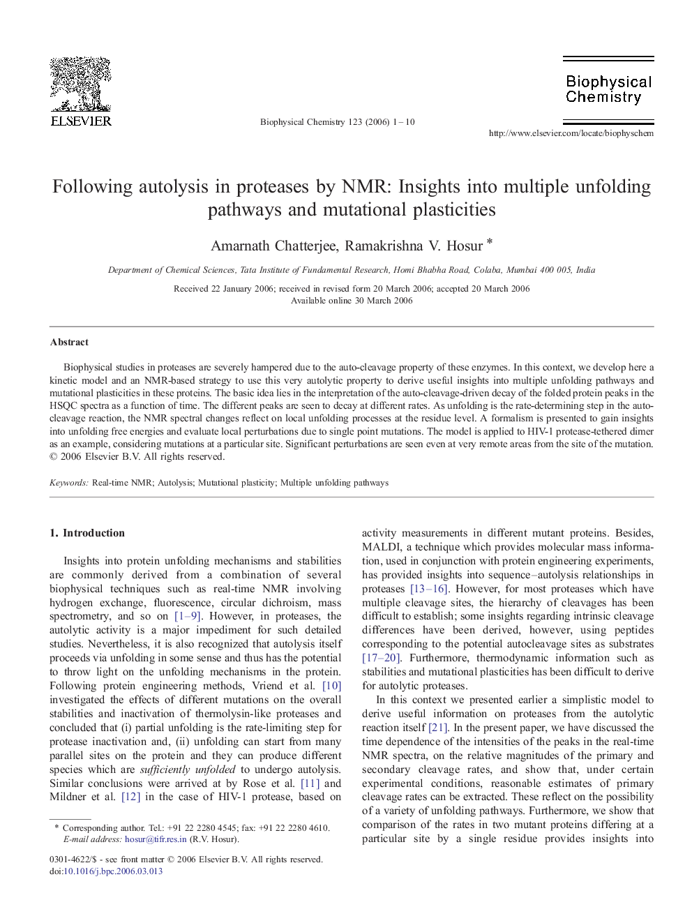 Following autolysis in proteases by NMR: Insights into multiple unfolding pathways and mutational plasticities