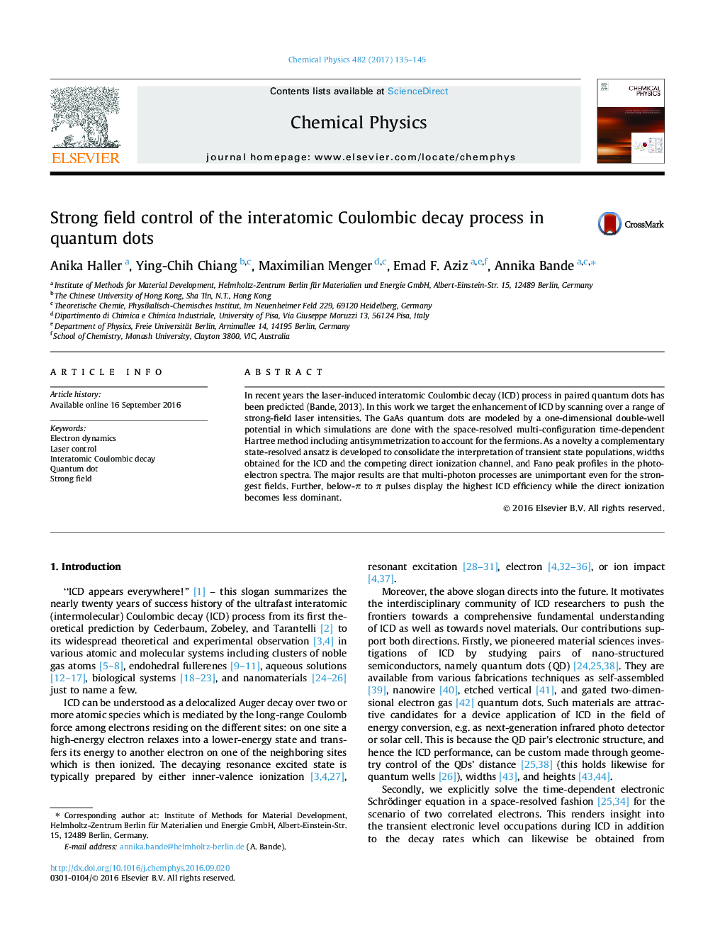 Strong field control of the interatomic Coulombic decay process in quantum dots