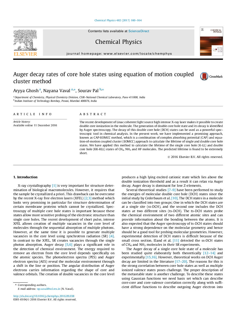 Auger decay rates of core hole states using equation of motion coupled cluster method