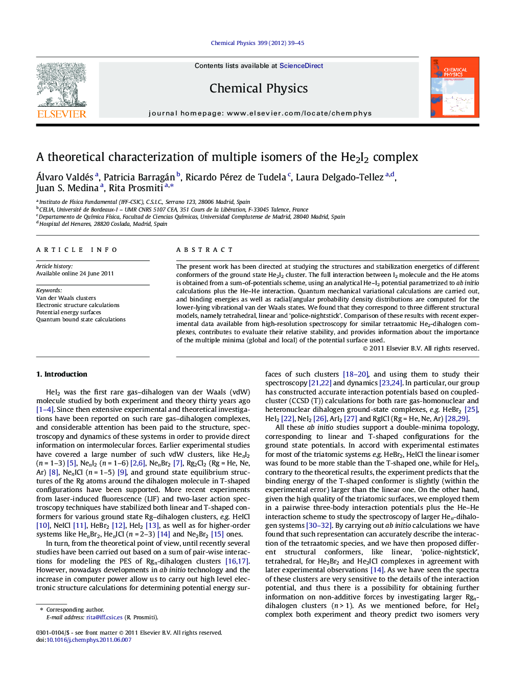 A theoretical characterization of multiple isomers of the He2I2 complex