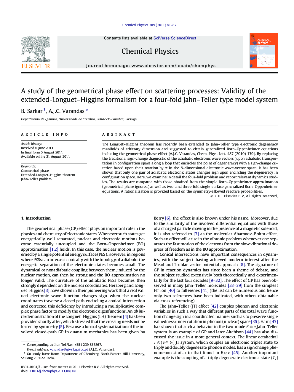 A study of the geometrical phase effect on scattering processes: Validity of the extended-Longuet-Higgins formalism for a four-fold Jahn-Teller type model system