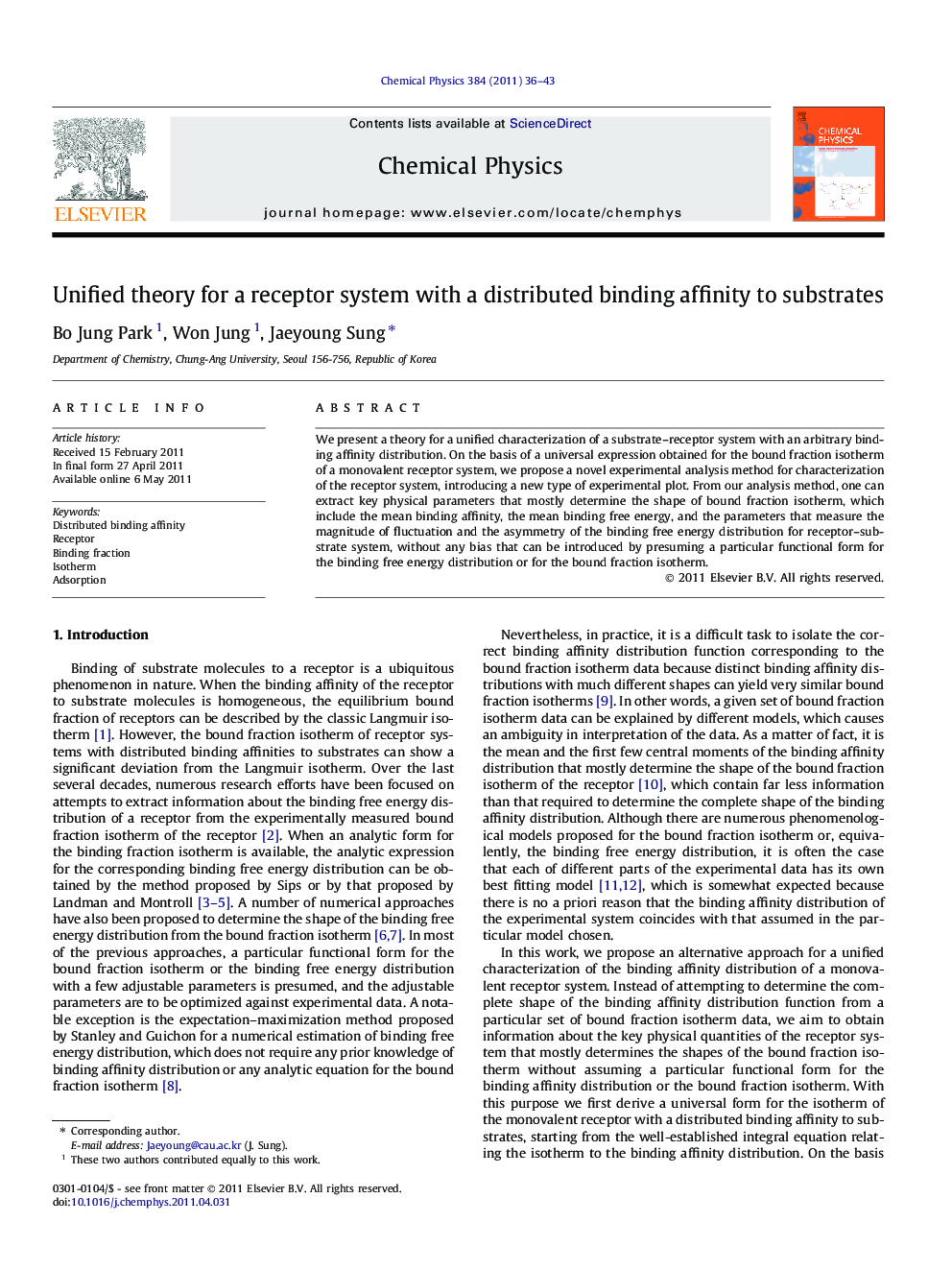 Unified theory for a receptor system with a distributed binding affinity to substrates