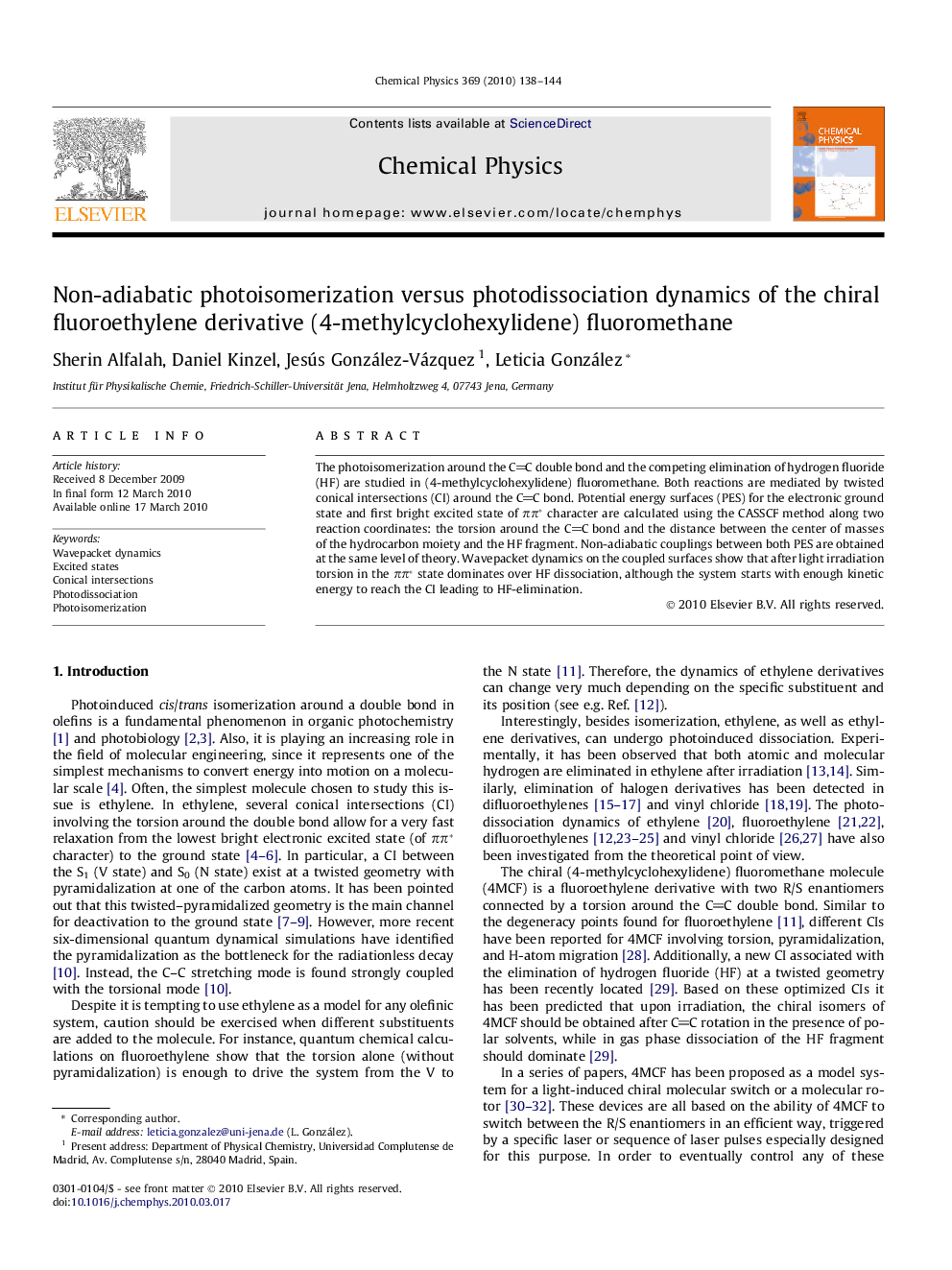 Non-adiabatic photoisomerization versus photodissociation dynamics of the chiral fluoroethylene derivative (4-methylcyclohexylidene) fluoromethane