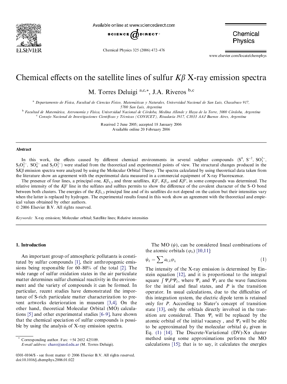 Chemical effects on the satellite lines of sulfur KÎ² X-ray emission spectra