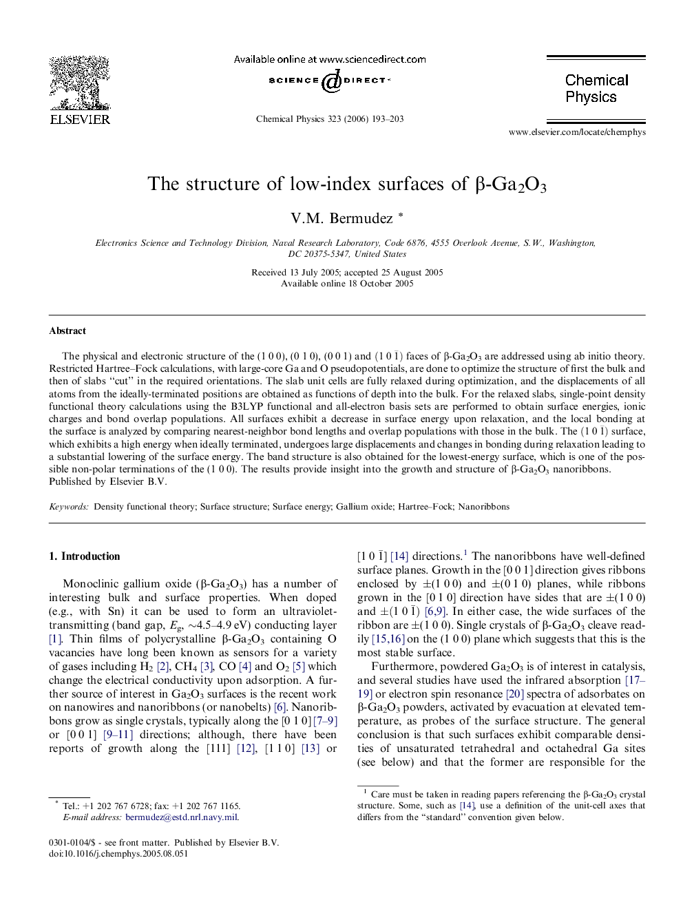 The structure of low-index surfaces of Î²-Ga2O3