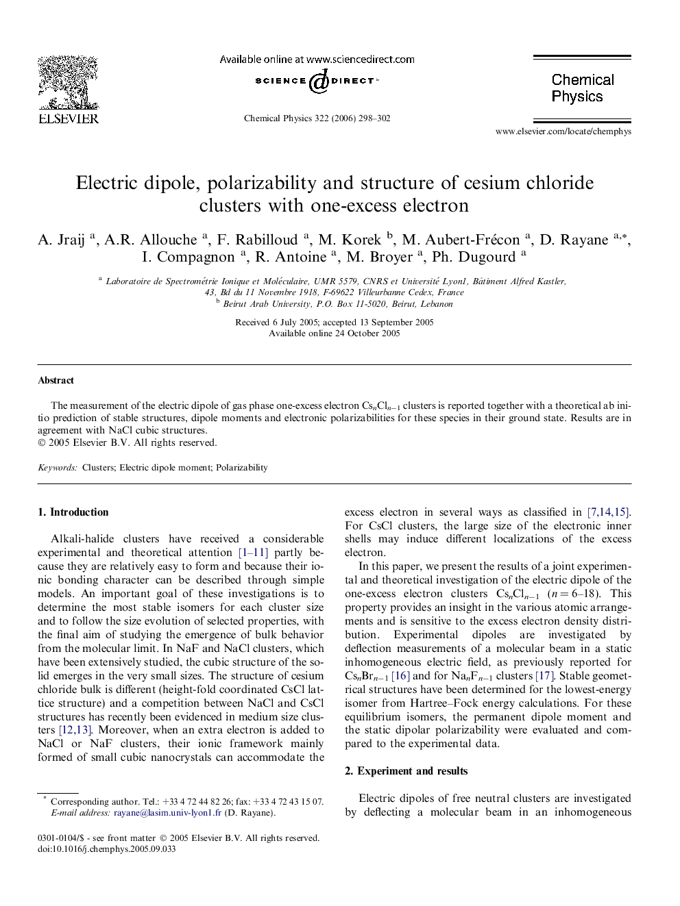 Electric dipole, polarizability and structure of cesium chloride clusters with one-excess electron