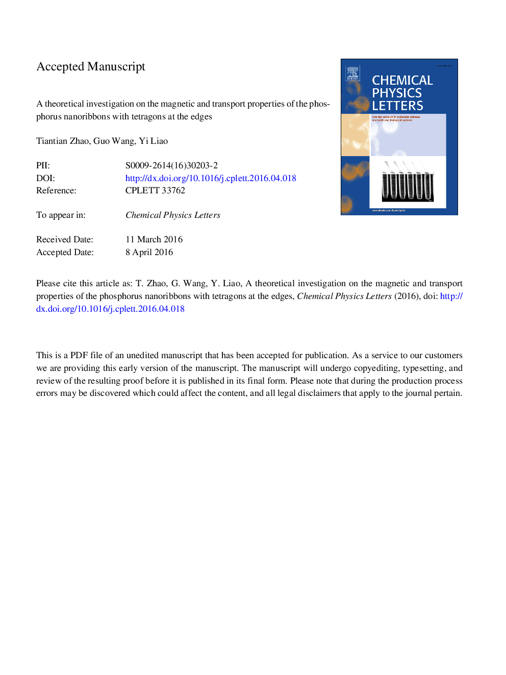 A theoretical investigation on the magnetic and transport properties of the phosphorus nanoribbons with tetragons at the edges