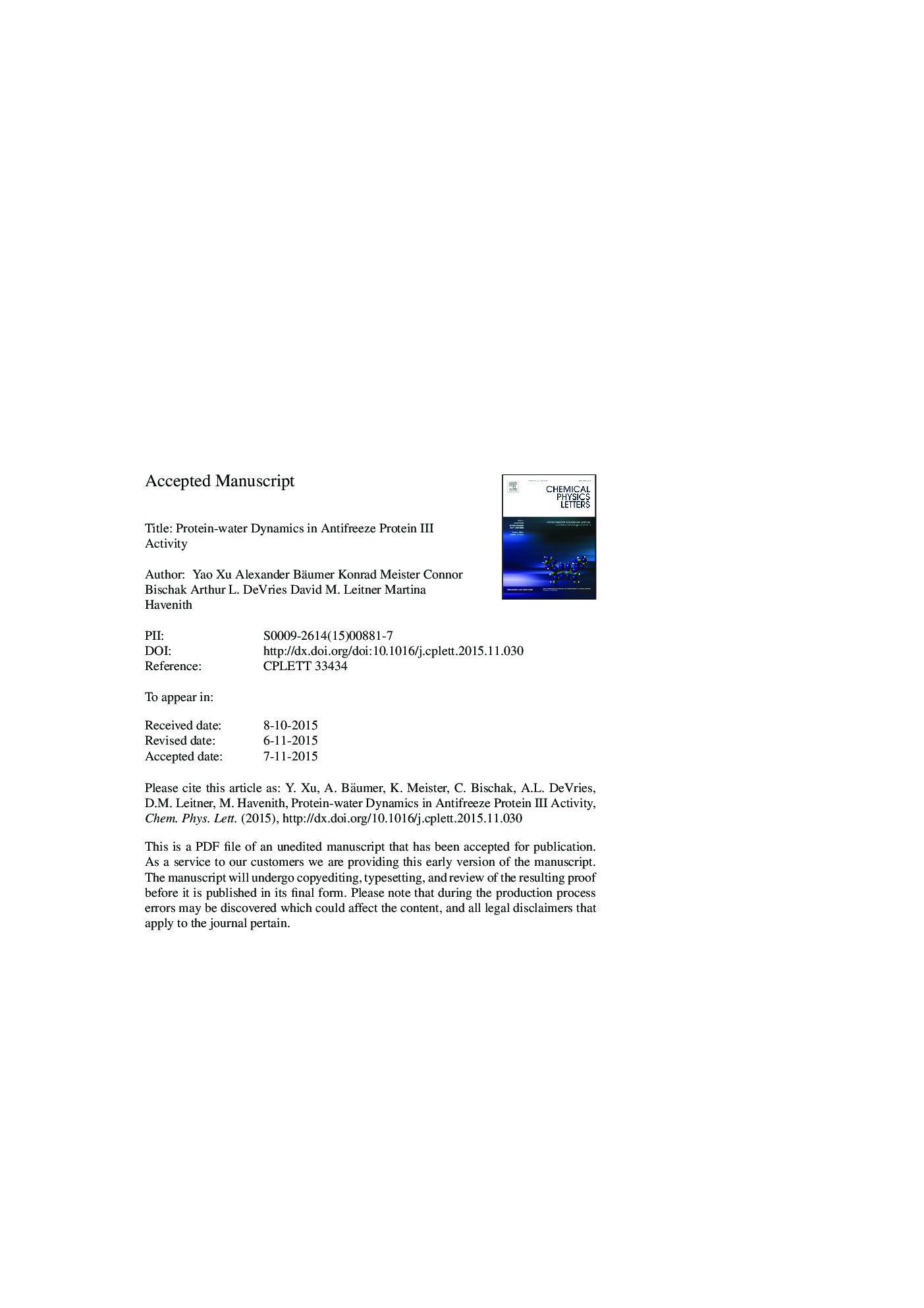 Protein-water dynamics in antifreeze protein III activity