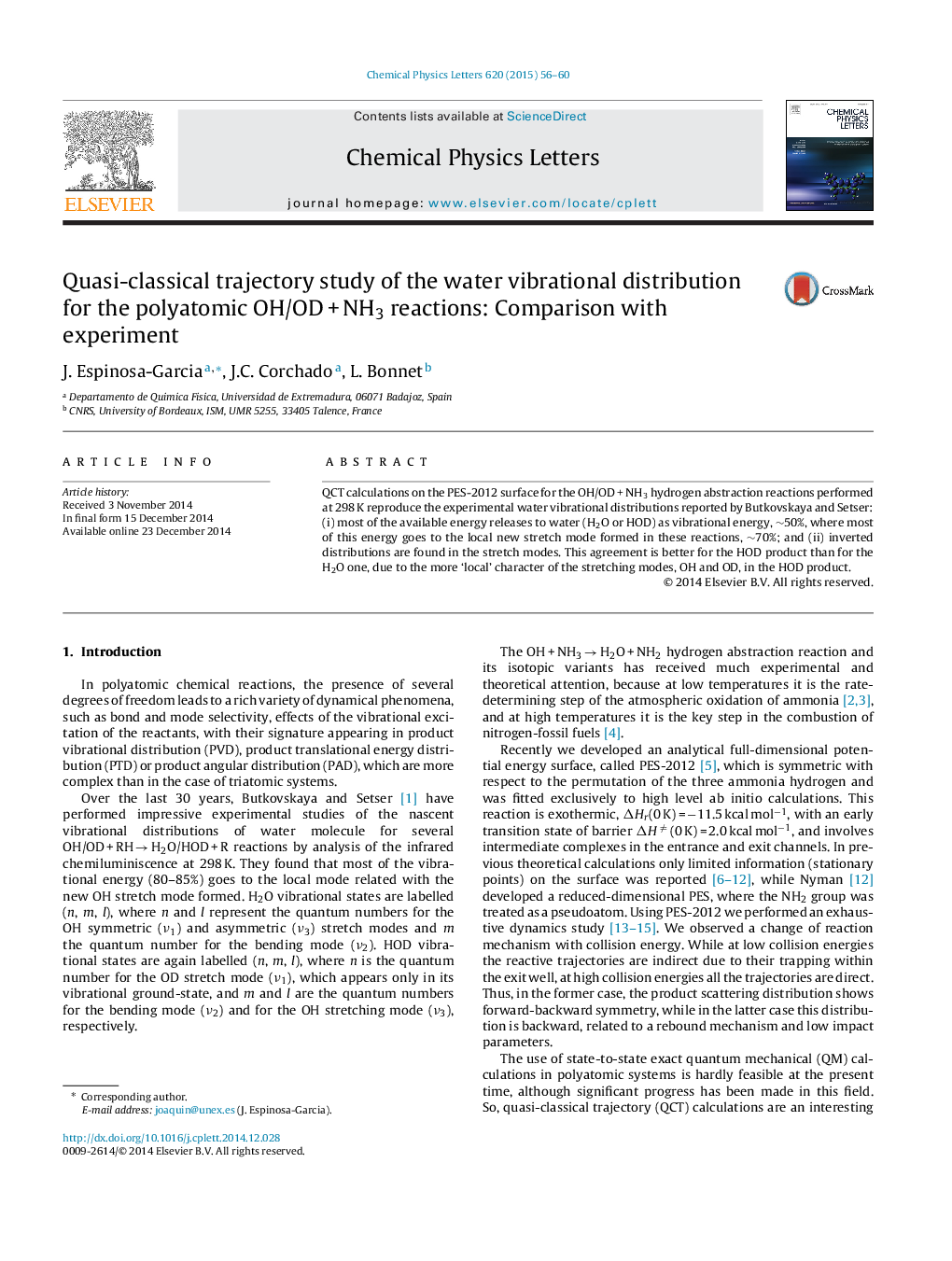 Quasi-classical trajectory study of the water vibrational distribution for the polyatomic OH/ODÂ +Â NH3 reactions: Comparison with experiment